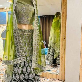 Light- green - Lehenga for all occasions - parties, engagements, birthdays, mehndi , and more . Want this Use Code: WLH00391. More info Contact : 7707014061